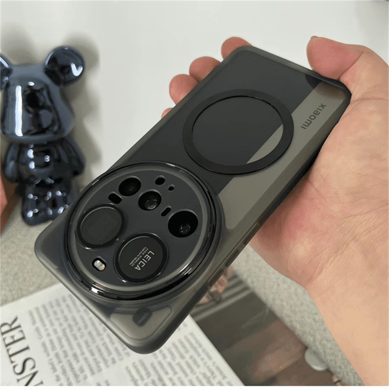 Photography Xiaomi 15 Ultra - Custodia Magnetica Trasparente in Silicone Morbido