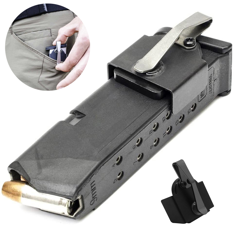 Photography Magazine - Portacaricatore Magnetico Tattico Resistente con Clip