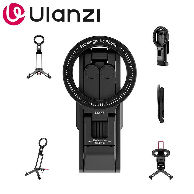 Photography With Iphone 15 - Ulanzi MA67 Supporto Magnetico Pieghevole per