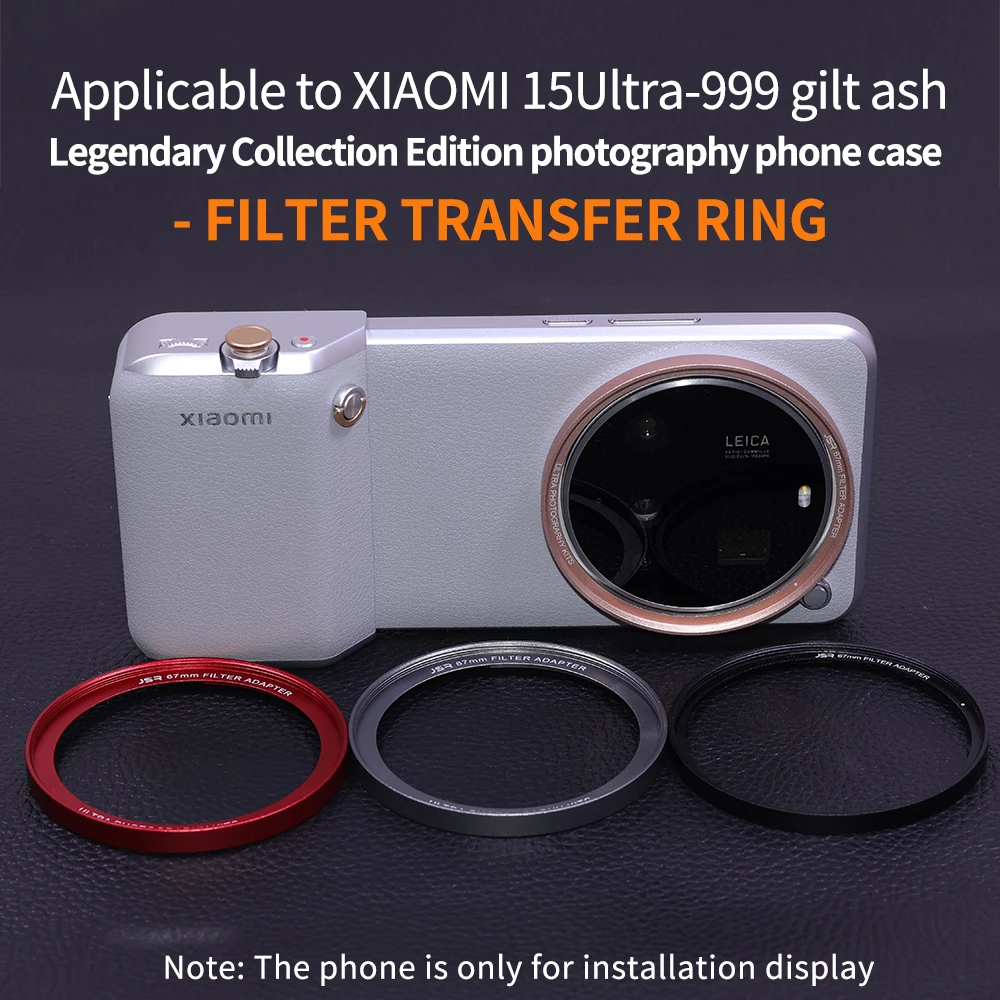 Photography Xiaomi 15 Ultra - Kit fotografico adattatore per obiettivo per