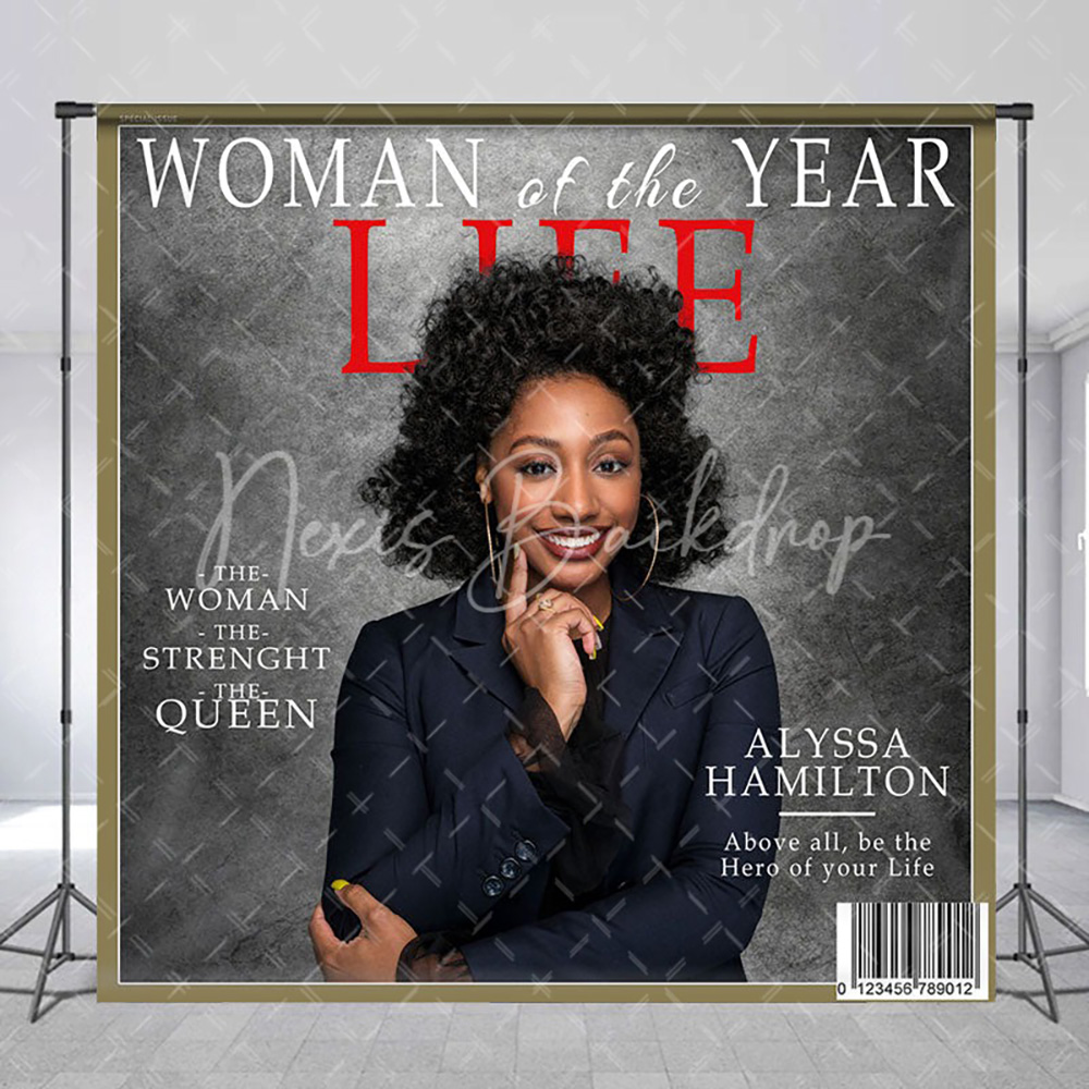 Photography Magazine - Sfondo Personalizzato per Compleanno Donna con
