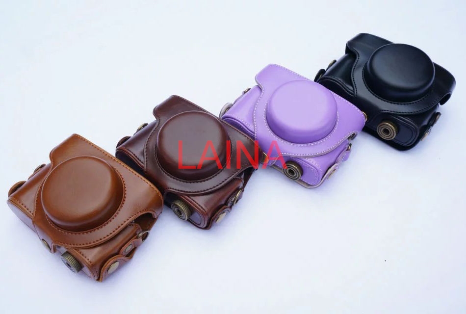 Lens Case Pouch - Borsa per videocamera in PU rigida