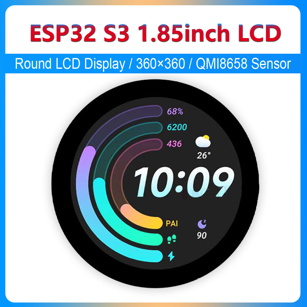 ESP32 S3 Display LCD rotondo d - Photograph Mp3 recensione e prezzo