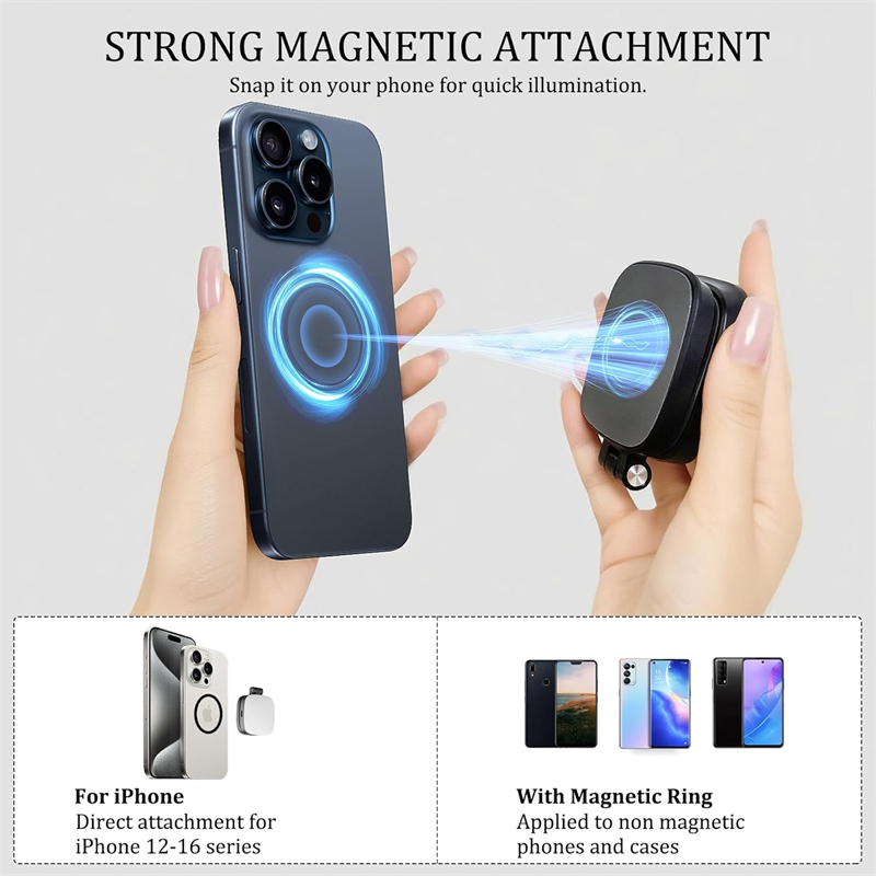 Luce magnetica pieghevole per  - Photography With Iphone 15 recensione e prezzo