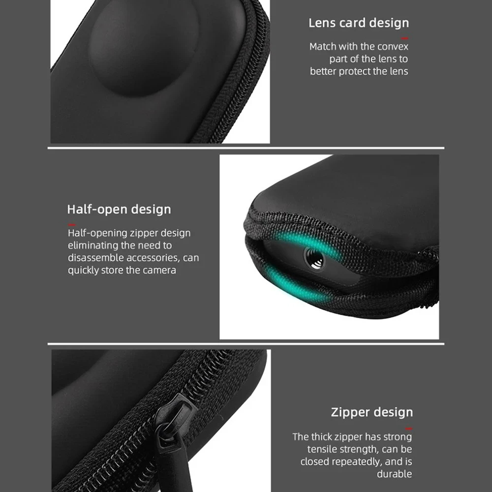 Set di Accessori per Insta360  - Lens Case Pouch recensione e prezzo